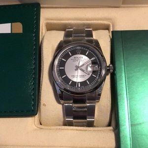Rolex Oyster Perception stainless steel watch.